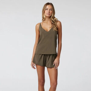 Vuori Olive Green Tank Top